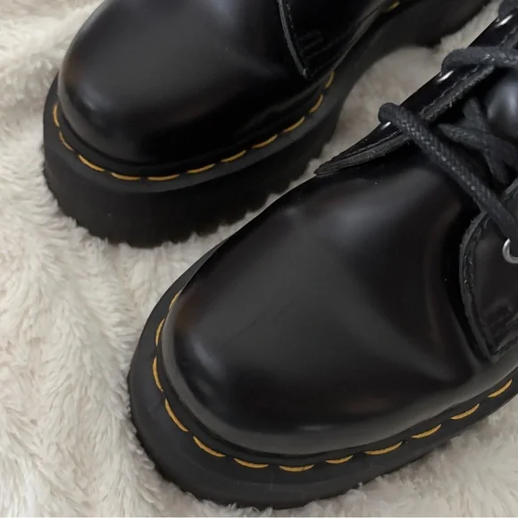 Dr. Martens Jadon Boot Smooth Leather Platforms | Mens 6 / Womens 7.5 | - Picture 8 of 10
